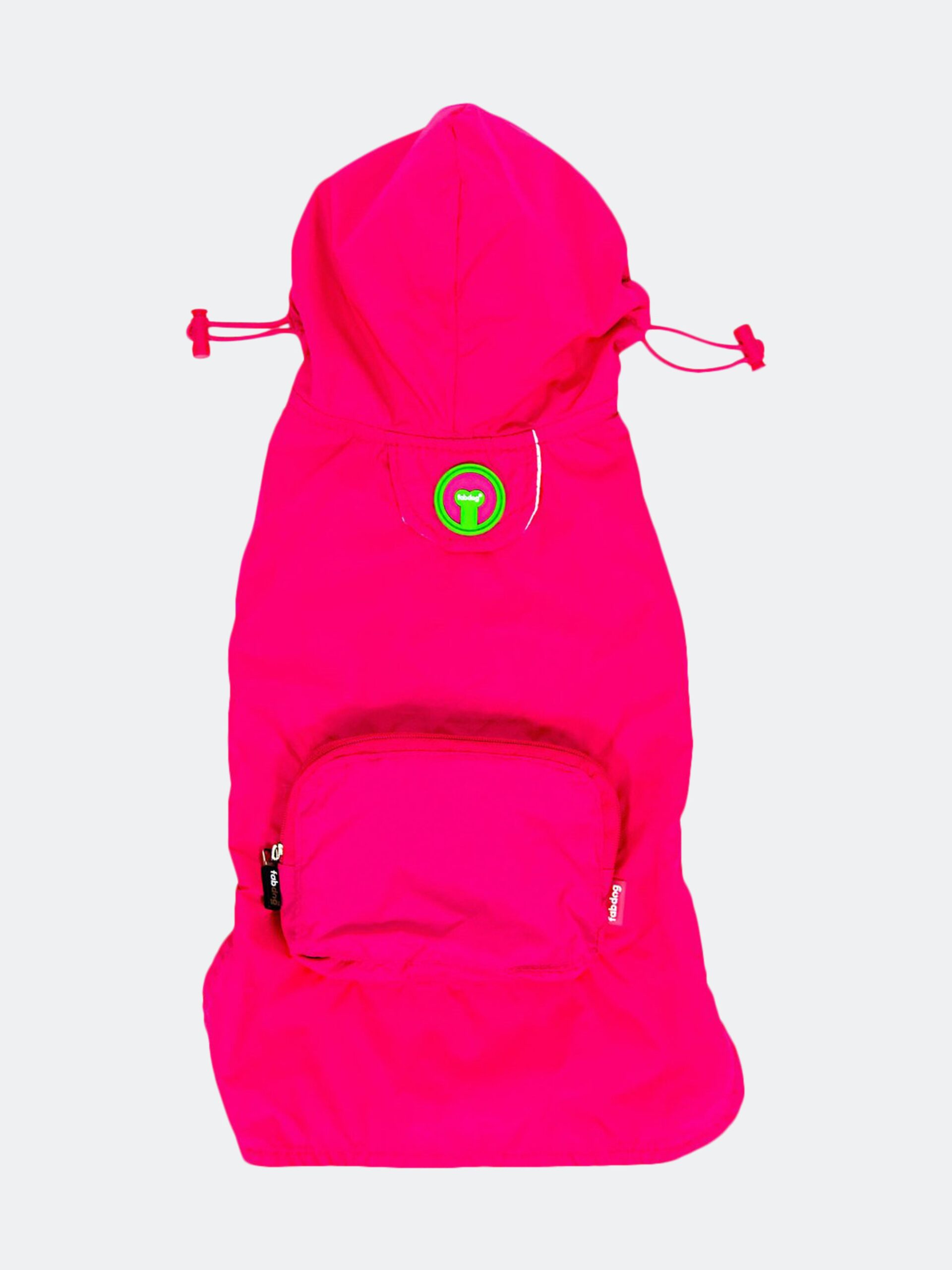 FABDOG RAIN COAT HOT PINK XL