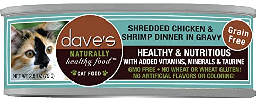 DAVES SHRED CKN SHRIMP 2.8OZ CAT