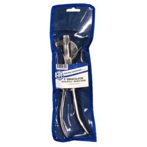 WHITE EMASCULATOR 9" DBL CRUSH