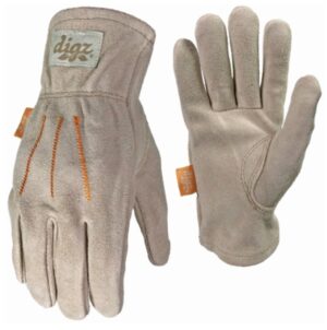 GLOVE SUEDE LTHR WMED