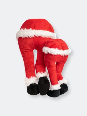 XMAS SANTA FANNY SM DOG TOY