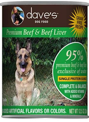DAVES DOG 95% BF LIVR 12.5OZ