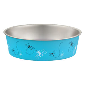 BELLA BOWL DRGNFLY TURQ LG