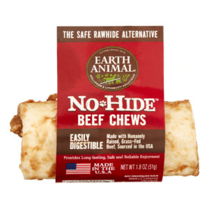 EARTH AN NO HIDE CHEW BEEF 4"