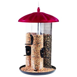 TRIPLE TUBE FEEDER 6# RED