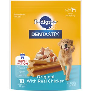 PEDIGREE DENTASTIX CKN LG 18CT