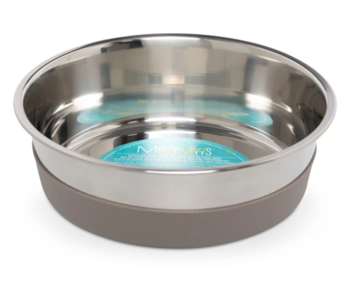 MESSY BOWL SS NONSLIP LG