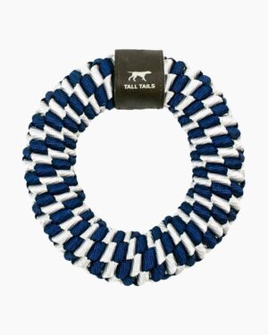 TTLS BRAIDED RING NAVY 6"