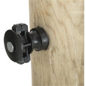 INSULATOR ELFIN WOODPOST  25/PKG