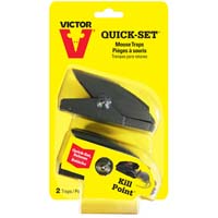 QUICKSET MOUSE TRAP 2PK 6