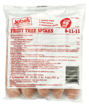 JOBE FRUIT TREE FERT SPIKES 5PK