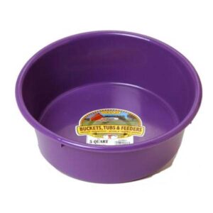 FEED PAN RND 5QT PURPLE