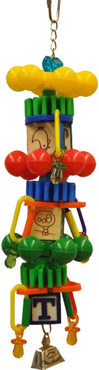 A&E SPIN TOWER BIRD TOY MED