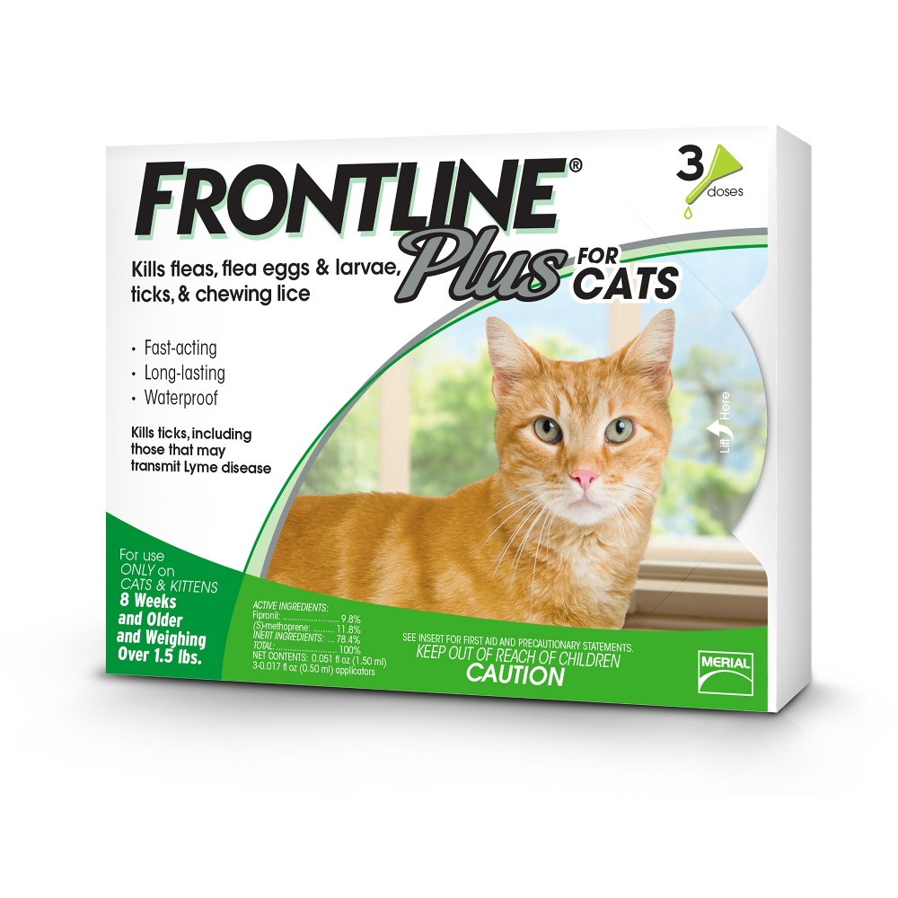 FRONTLINE PLUS CATS 3-PK