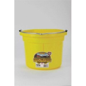 BUCKET FLATBACK 8QT YELLOW LG