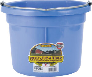BUCKET FLATBACK 8QT BER BLUE LG