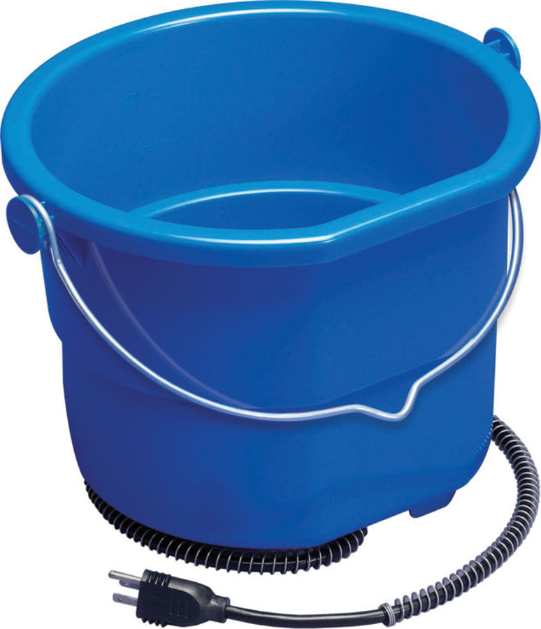 HEATED BUCKET 10 QT FB BLUE