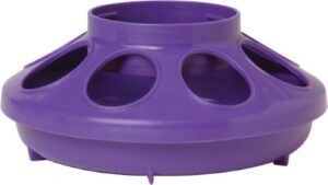 POULTRY FEEDER BASE QT PURP