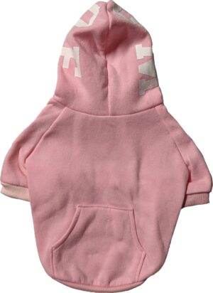 COSMO WOOF HOODIE PINK XS