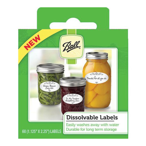 BALL DISSOLVABLE LABELS 60PK