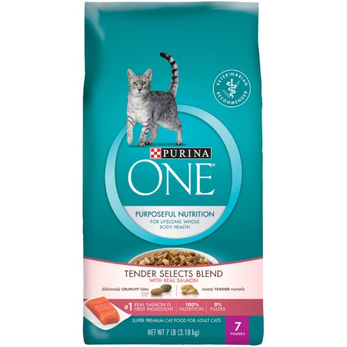 PURINA ONE CAT SLMN/TUNA 7LB