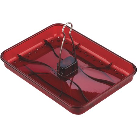 PLATFORM BIRD FEEDER RED