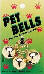COASTAL CAT COLLAR BELLS 3PK