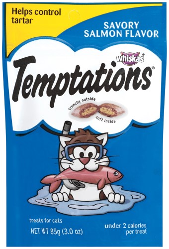 TEMPTATIONS CAT SALMON 3OZ