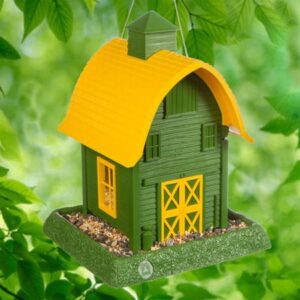 BARN BIRD FEEDER GREEN SM 5#