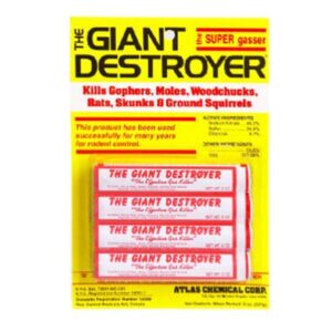 GIANT DESTROYER GOPHER GASSER 4P