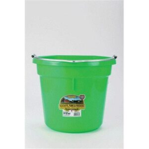 BUCKET FLATBACK 20QT LIME LG