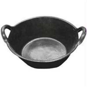 RUBR PAN W/ HANDLES 3GAL BLK