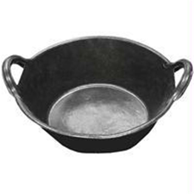 RUBR PAN W/ HANDLES 3GAL BLK