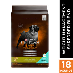 PP DOG WT MGT SHRED CKN/RC 18#