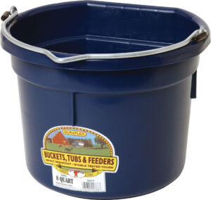 BUCKET FLATBACK 8QT NAVY LG