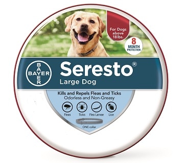 SERESTO DOG F&T COLLAR > 18 LB