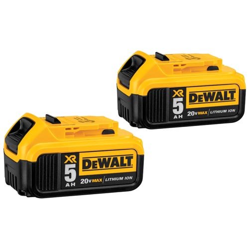DEWALT 20V 5AH BATTERY 2PK