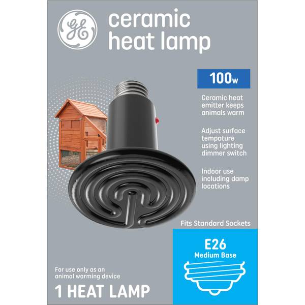 HEAT BULB GE 100W WARM LAMP