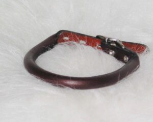 COLLAR LEATHER ROLLED BRG 16