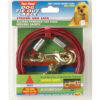 TIE OUT CABLE 10FT RED