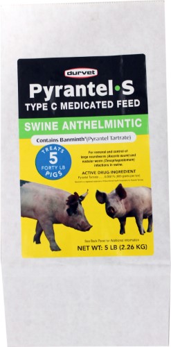 PYRANTEL-S SWINE WORMER 5LB