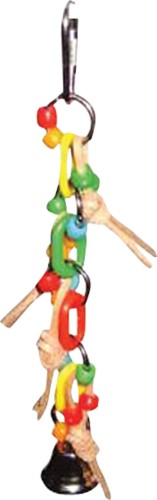 CHAIN W/ LEATHER & BALL TOY