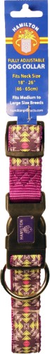 RO ADJ DOG COLLAR LG NAVAJO