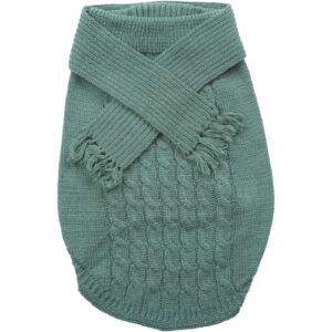 DOG SCARF SWEATER SM