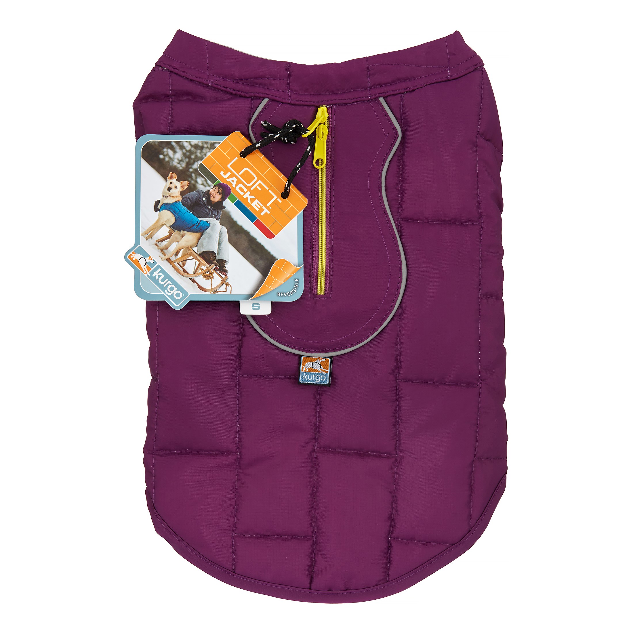 KURGO LOFT DOG JACKET VLT SM