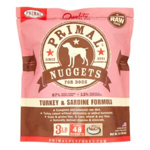 PRIMAL DOG FRZN TKY NUG 3#