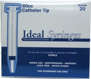 SYRINGE 60 ML CATHETER TIP