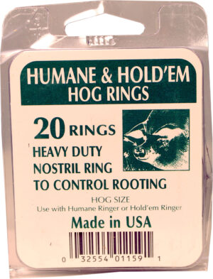 HOLD EM/HUMANE HOG RING 9.5G