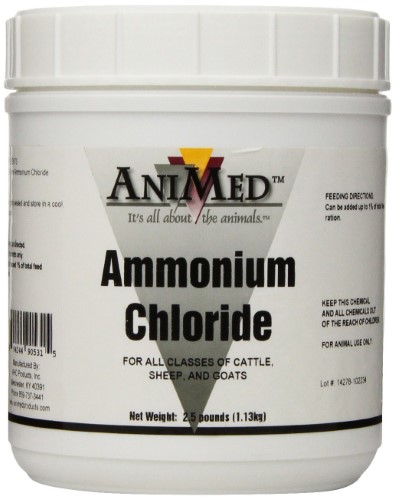 AMMONIUM CHLORIDE 2.5LB ANIMED