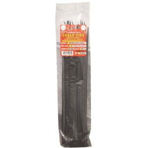 CABLE TIES 100CT BLK 14.6" SD